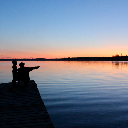 2nd Merit Sask Saskatchewan Camera Club Donna Tiffin à la recherche de son prochain lieu de pêche