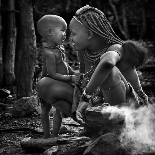 2nd Merit Award - PORTRAIT - The Chinese Canadian Photographic Society - Katherine Wong - Himba Mother And Son