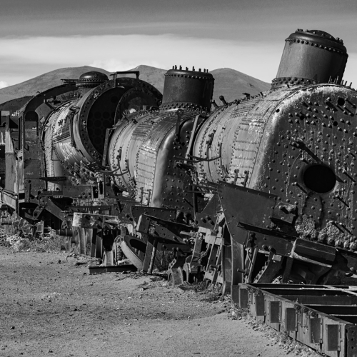 PRIX D'HONNEUR Manfred Mueller Train abandonné Salines d'Uyuni, Bolivie