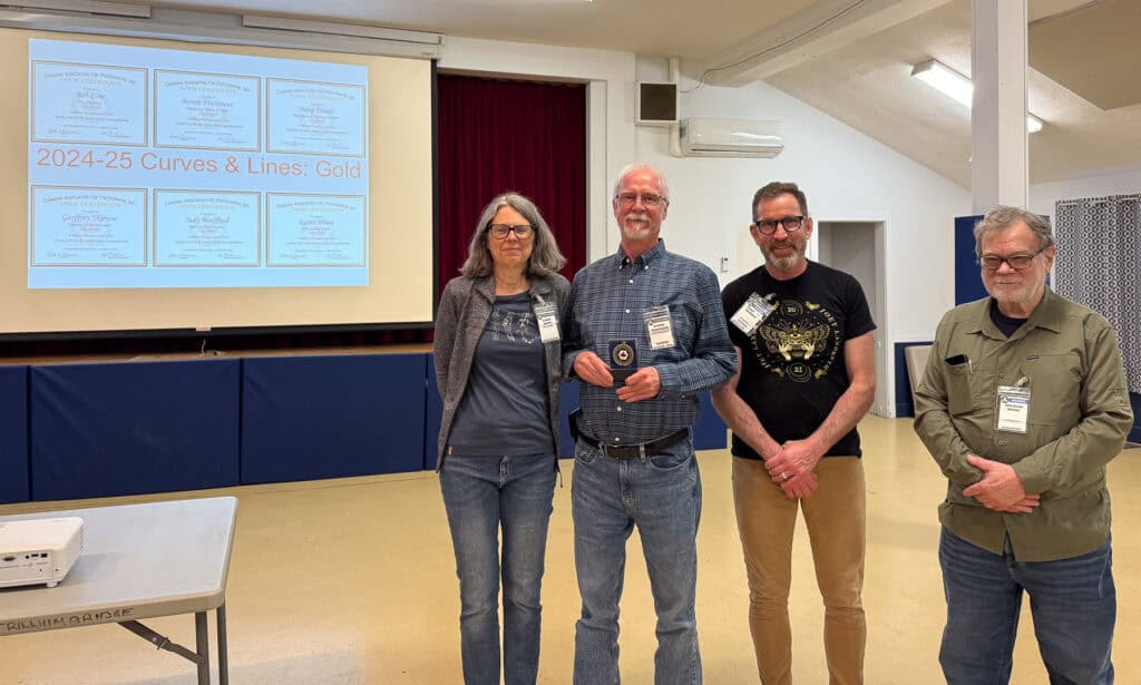 Trillium Photographic Club - Gold Medal Winner -left to right: Karent Blunt, Bertin Farancoeur, Geoffrey Skirrow & Douglas Doede. Missing: Judy Boufford & Bob Cote